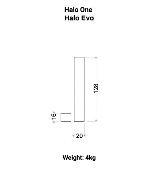  Mandalaki意大利Halo One深空蓝落地投影灯Deep Blue